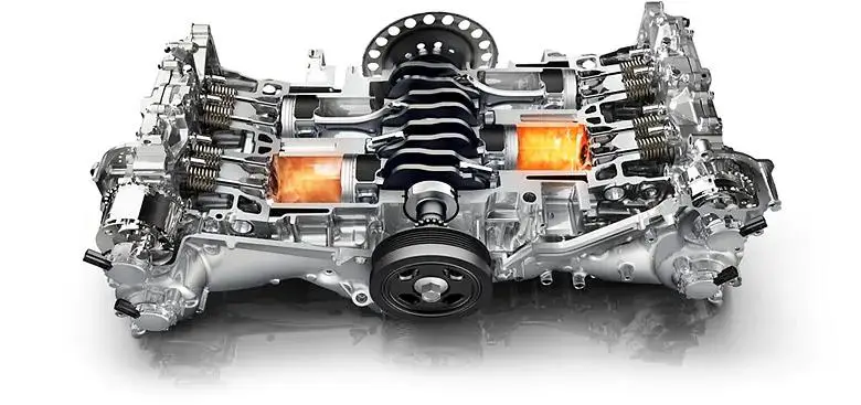 ¿Cuáles son las ventajas de un motor bóxer?