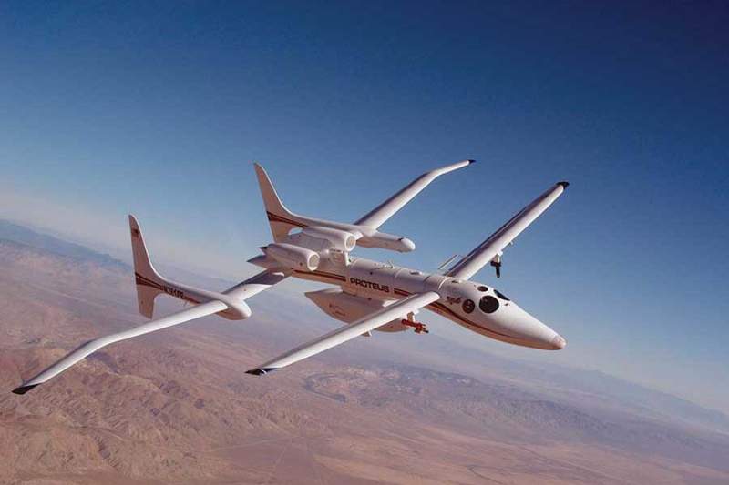 5. Scaled Composites Model 281 Proteus es otro avión extraordinario