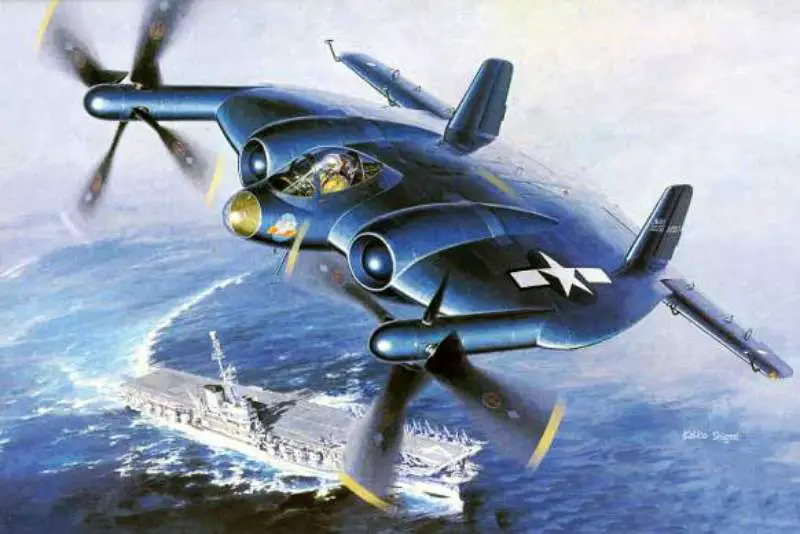 10. El Vought XF5U "Flying Pancake" también se ve divertido