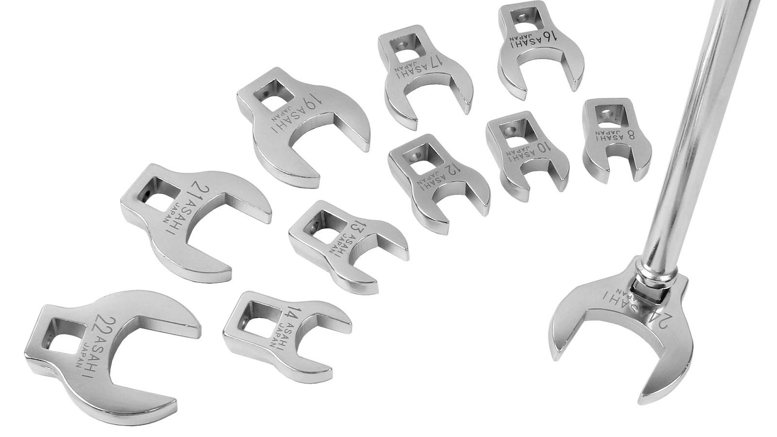 9. Llave inglesa de pata de gallo