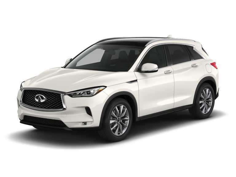Infiniti QX2021 50 blanco con fondo blanco