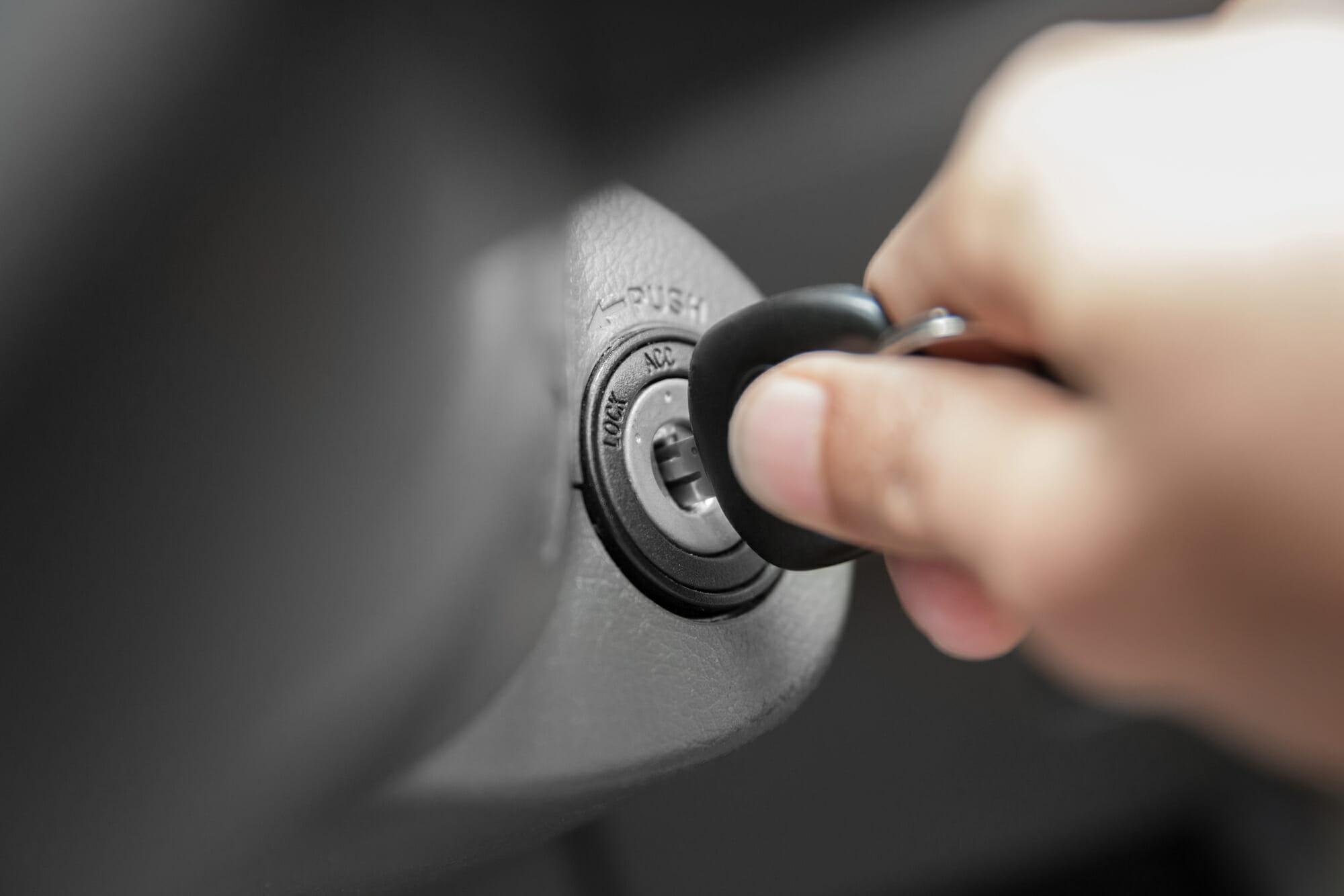 Interruptor de encendido del coche