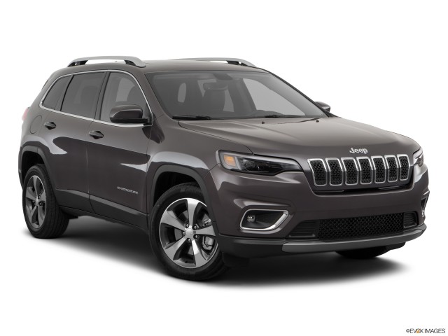 Jeep Cherokee Limited 2019 gris con fondo blanco