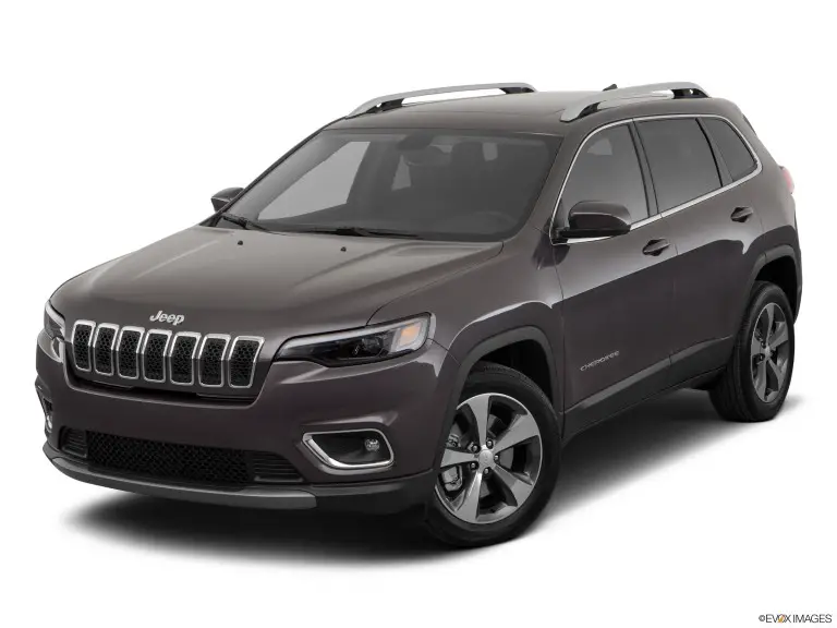 Jeep Cherokee Limited 2020 marrón con fondo blanco