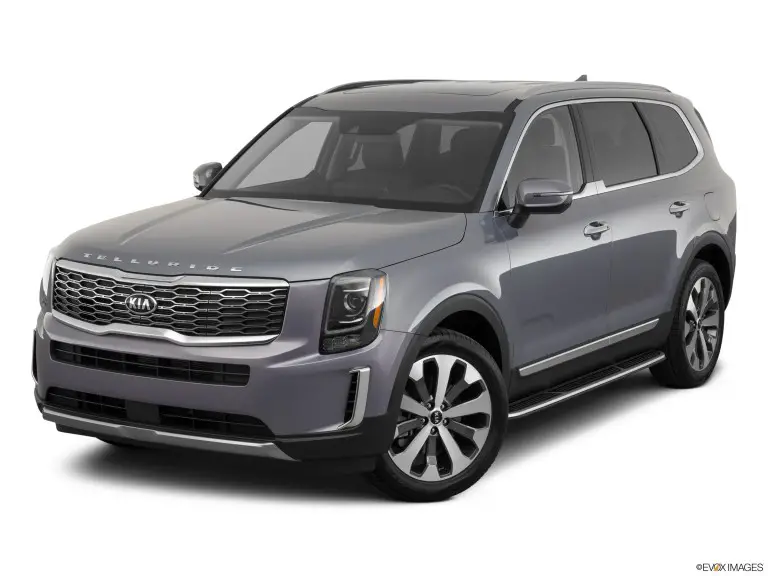 Kia Telluride 2020 con fondo blanco