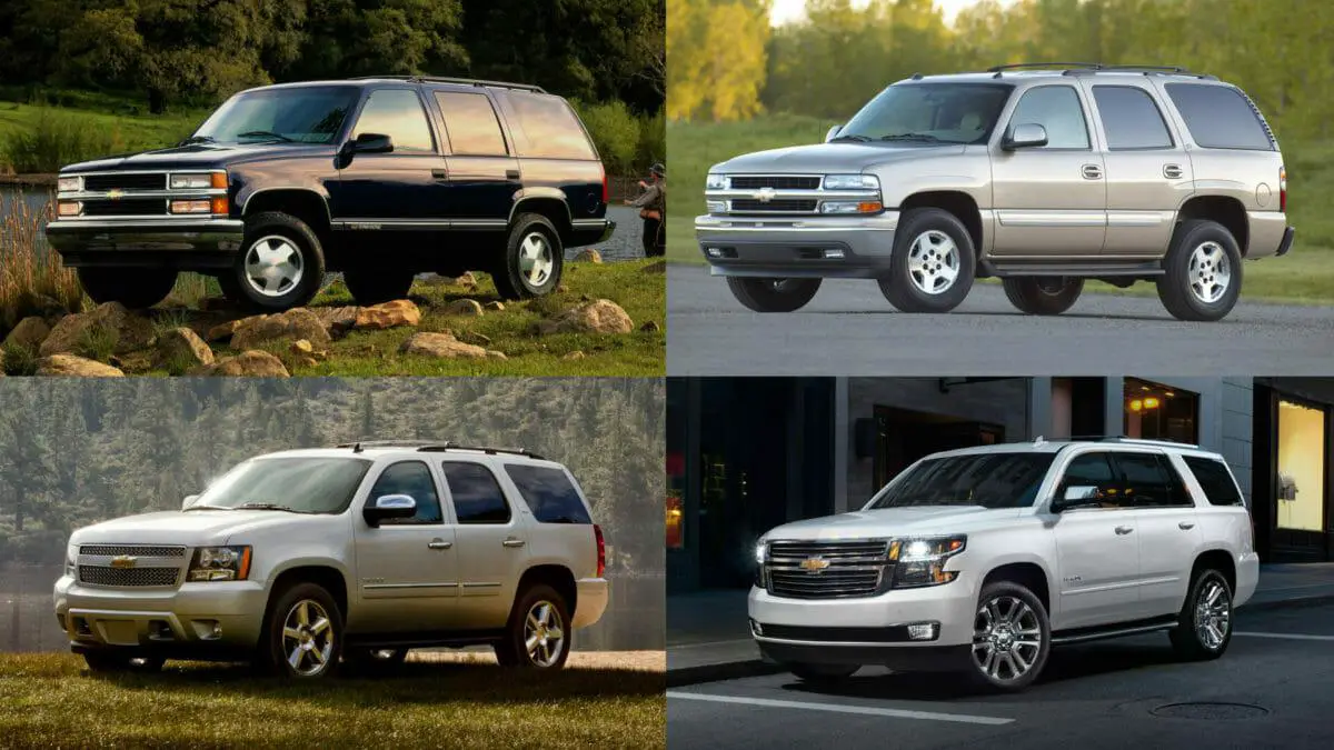 Las primeras cuatro generaciones de Chevrolet Tahoe - Foto de Chevrolet