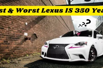 Lexus IS 350 años | 10 Mejores y Peores Años