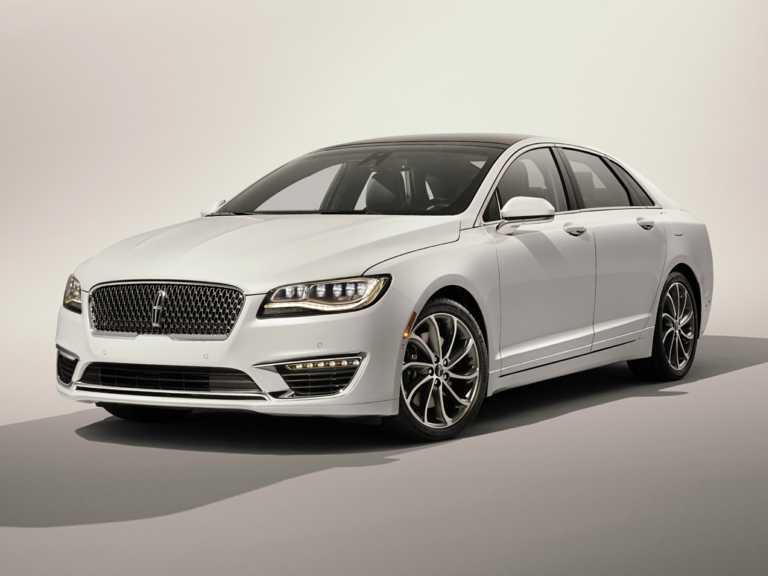 Lincoln MKZ 2020 blanco con fondo blanco