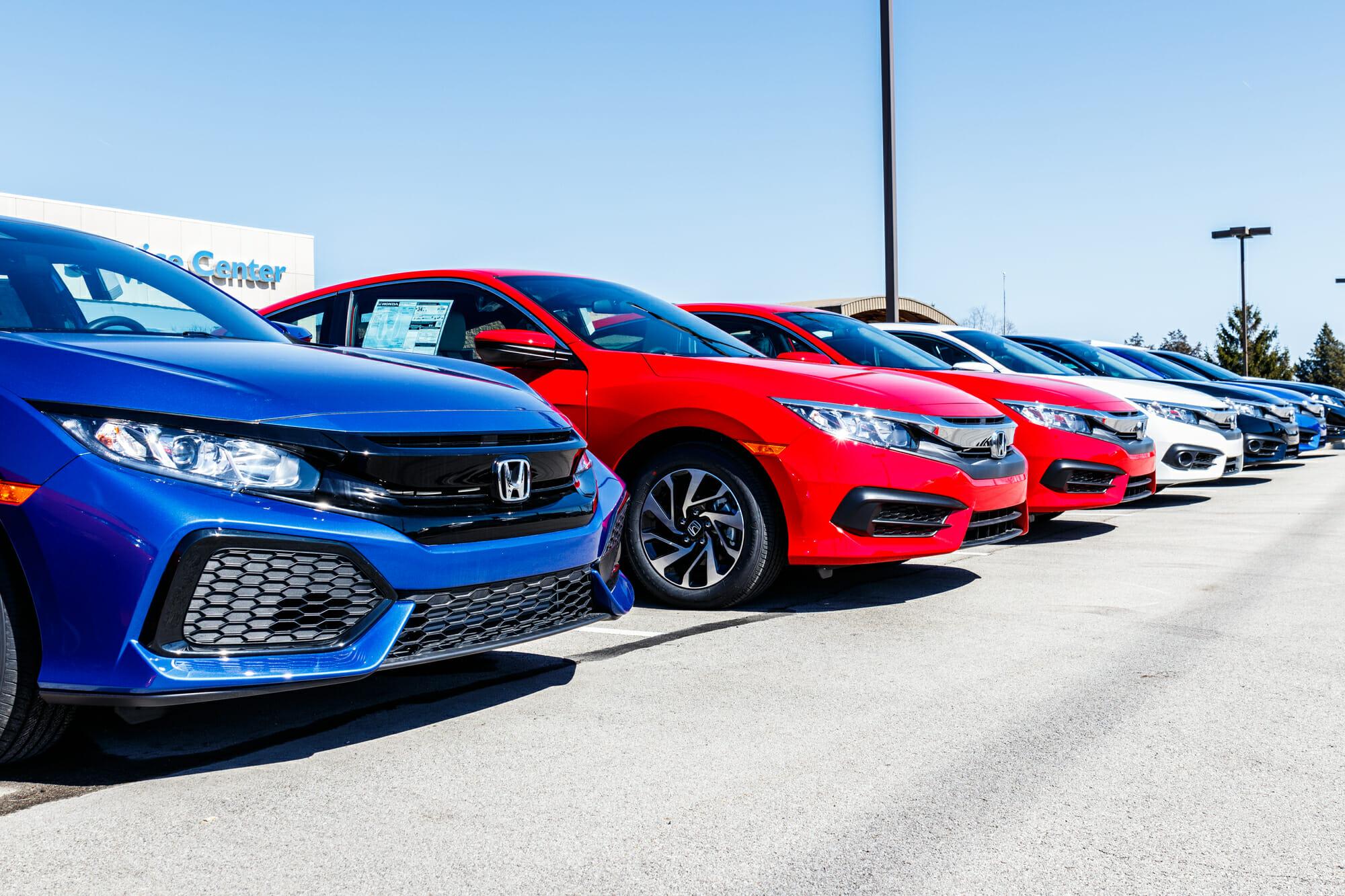 Línea de modelos Honda