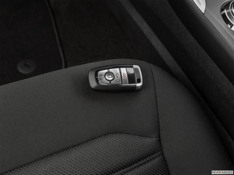Llavero Ford Fusion 2020 en los asientos