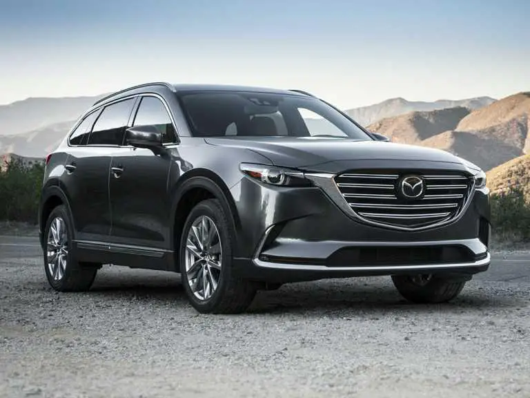 Mazda CX-2020 9 negro del lado del pasajero delantero