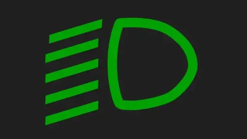 Símbolo de luz de cruce:
